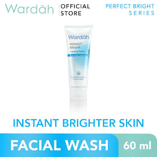 WARDAH Perfect Bright Creamy Foam Brightening + Smoothing 60 ml - Pembersih Wajah
