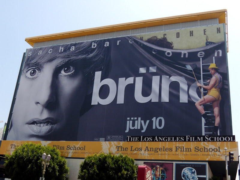 Bruno movie billboard