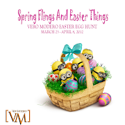 Celebrate Spring and Easter Egg Hunt at [VM] VERO MODERO. (easter hunt poster )