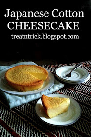 Japanese Cotton Cheesecake Recipe @ treatntrick.blogspot.com