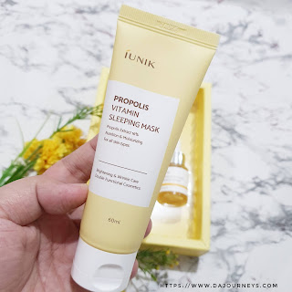 Review iUNIK Propolis Vitamin Sleeping Mask