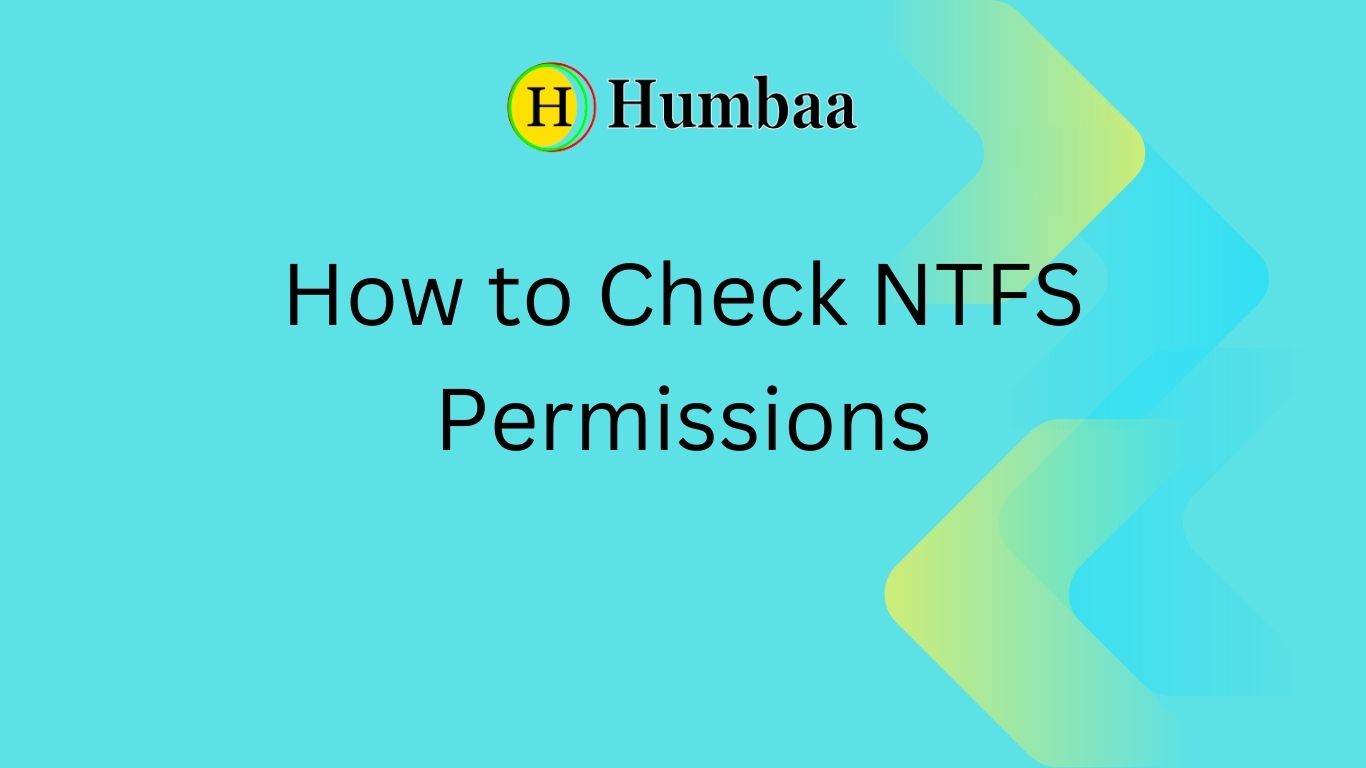 How to Check NTFS Permissions