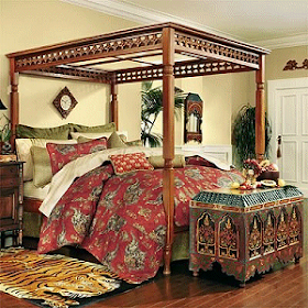 exotic bedroom decorating ideas - exotic global style decorating - exotic decor - exotic style furnishings - tropical theme decorating - Moroccan style  Arabian nights - Egyptian theme decorating - Oriental bedrooms - global bazaar themed  - I dream of Jeannie theme bedrooms - exotic design far east furnishings Exotic bedroom decor‎