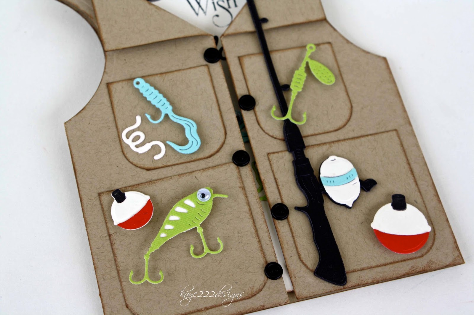 Download Fishing Vest Card With Lisa Blastick - Cheery Lynn Designs ...