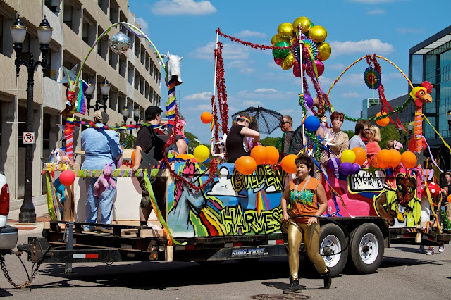 Michigan Pride March to the Capitol 2013, Lansing. by Tammy Sue Allen.