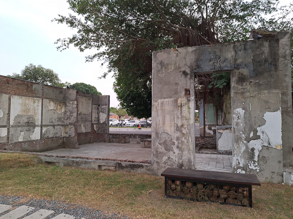 屏東勝利星村遺構公園空翔區廢棄日式建築結合藝術創作，活化再利用