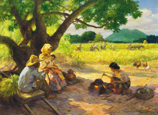 Fernando Amorsolo - Noontime Meal