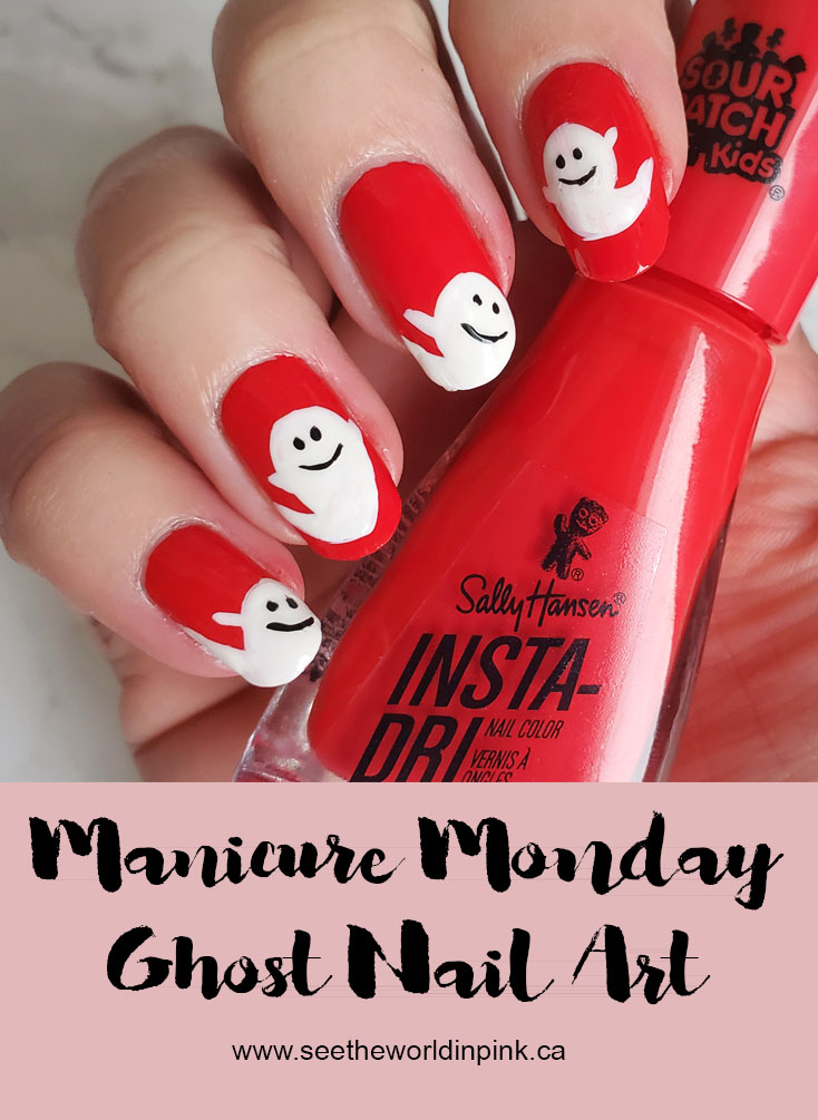 Manicure Monday - Ghost Nails!