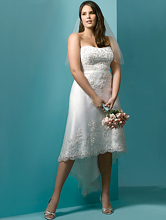 Plus Size Bridal Gowns# Short Wedding Dress