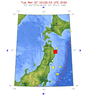 Sismo Japon 27 de Marzo 2012