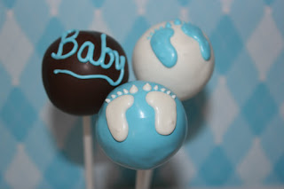 Popcakes para Baby Shower