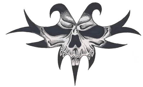 Skull Tribal July 15th 2010 Filed under Skull Tattoo