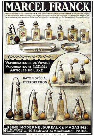 Collecting Vintage Perfume Atomizers: Marcel Franck