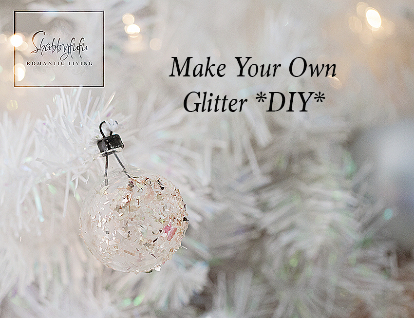How To Make Your Own Vintage German  Glass Glitter 