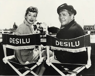 Lucy and Desi, Desilu executives.