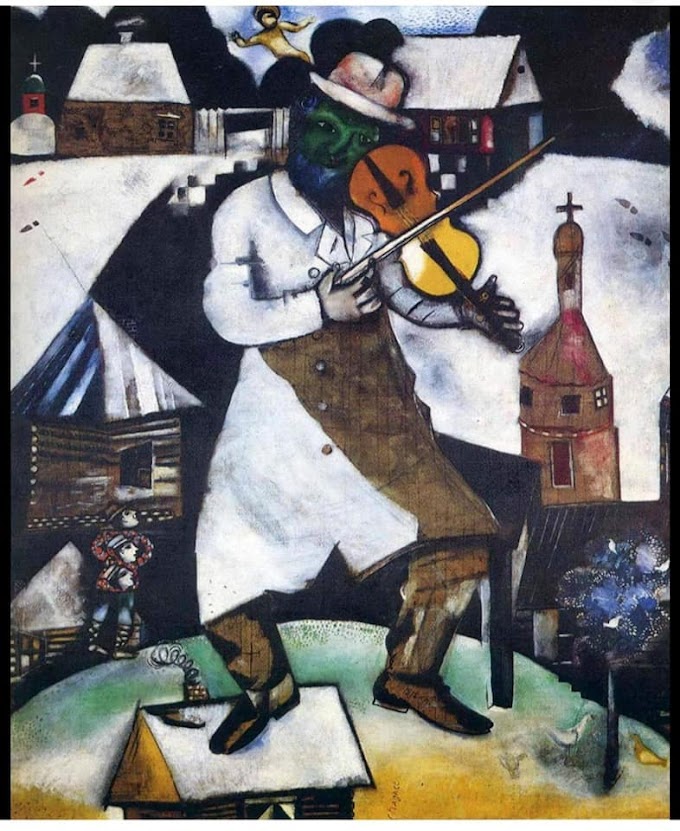 Марк Шагал - Зеленый скрипач