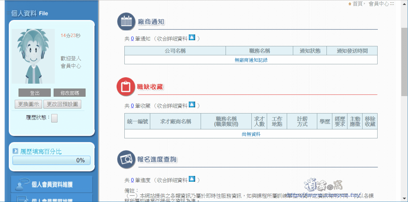 「台灣就業通」勞動部的人力銀行