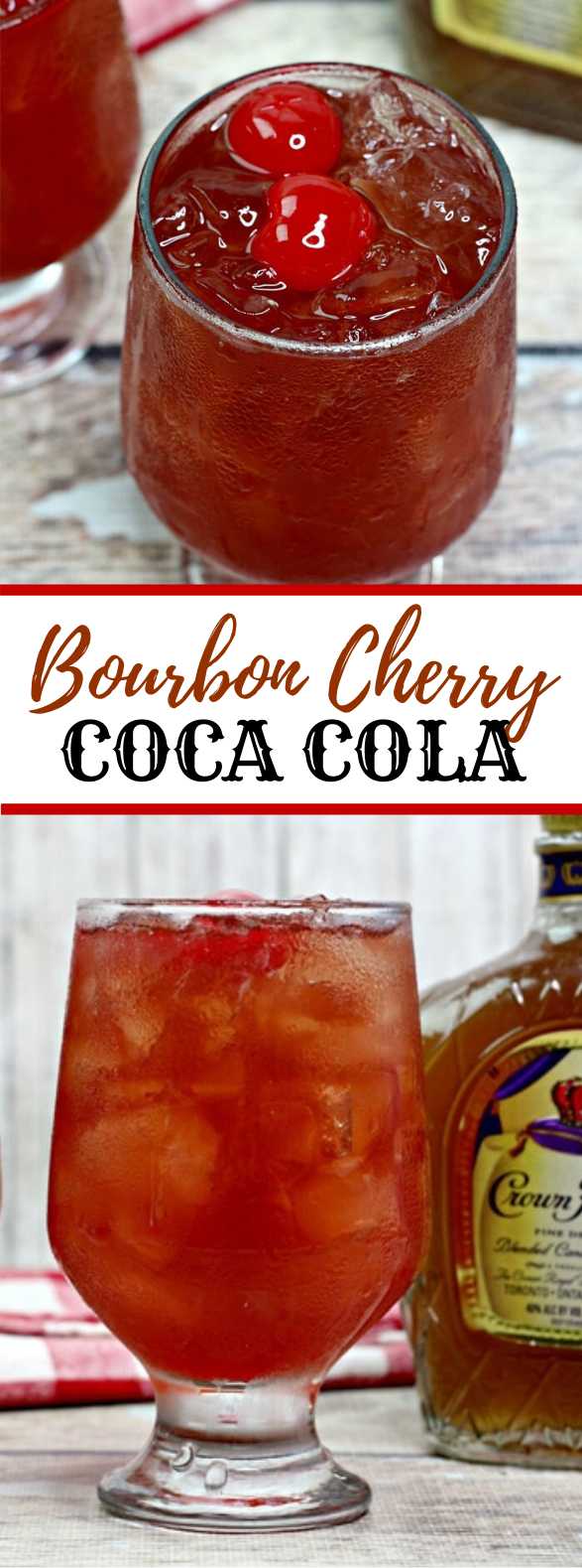 BOURBON CHERRY COKE #drinks #cocktails 