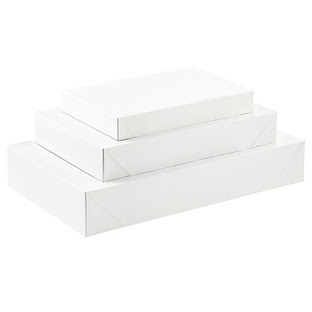 Multi Size of Custom White Garment Gift Packaging Boxes