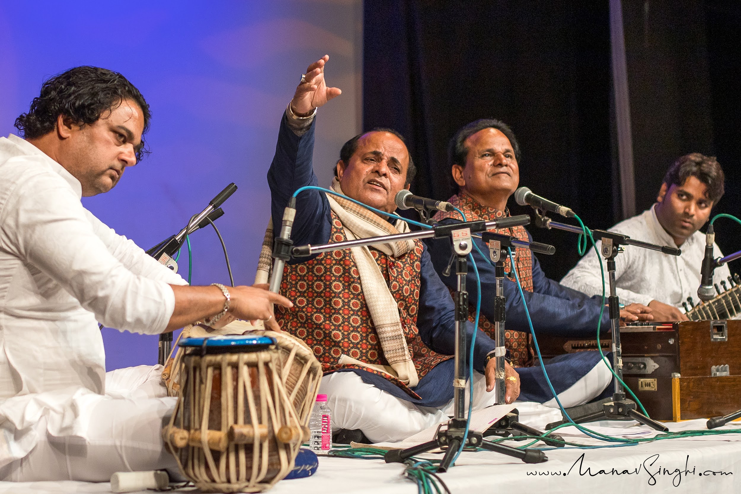 Mand Singer Ustad Ali-Gani Bandhu from Bikaner, Rajasthan.