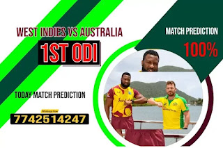 Winner ODI 1st Match AUS vs WI Who will win Today 100% Match Prediction