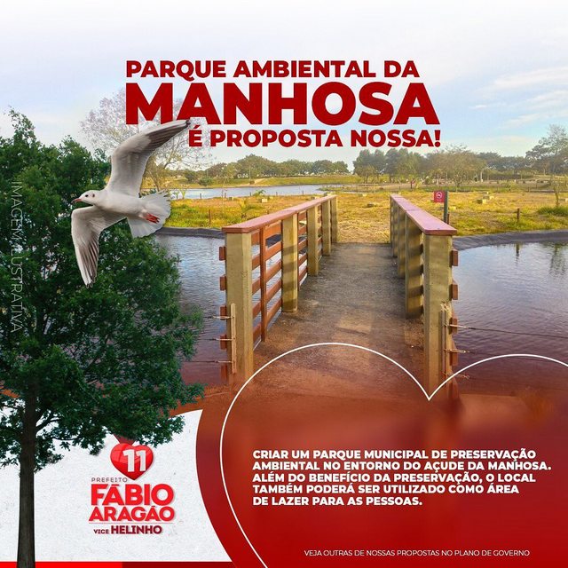 Candidato Fábio Aragão apresenta proposta para construção de Parque Ambiental com área de lazer no Açude da Manhosa