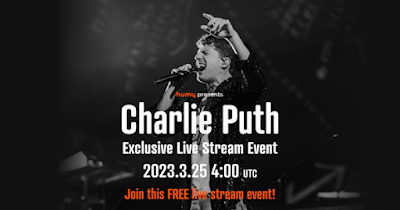 Charlie Puth to Host Free Live Stream Event with Fan Participation!