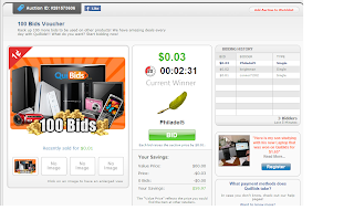 Quibids review bid voucher