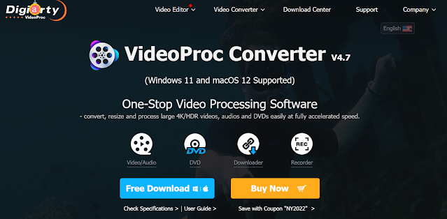 VideoProc - Video Processing Software