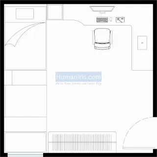 Themed Bedroom Design For Software Professionals