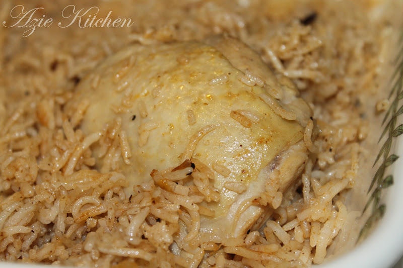 Nasi Kabsah Ayam - Azie Kitchen