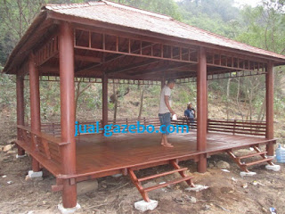 Gazebo Jati Ukiran