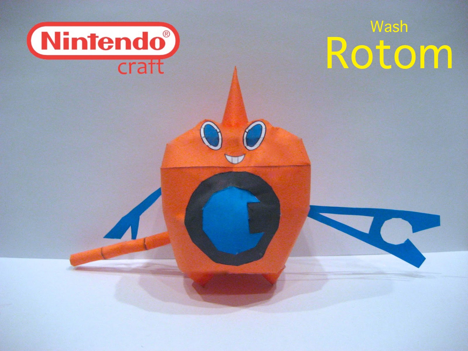 Pokemon Wash Rotom Papercraft