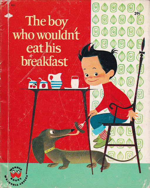 Elizabeth Browzowska from "The Boy Who Wouldn't Eat His Breakfast", Wonder Books, 1963.