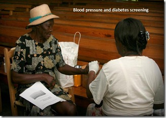 A blood sugar screening tagged