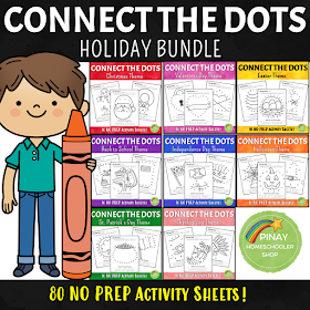 Connect the Dots Activity Bundle Pack for Kids