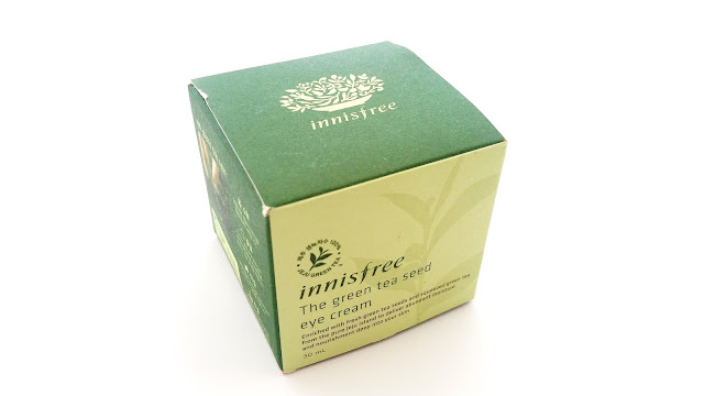 Innisfree Green Tea Seed Eye Cream box packaging.