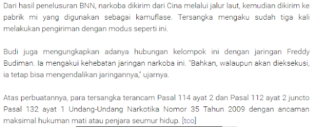 Pengiriman Narkoba Asal China Berhasil Di Gagalkan BNN - Commando