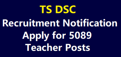 TS DSC 2023 Notification : Recruitment Notification to fill 5089 Teacher Posts  Telangana's government has authorized the filling of 5891 teaching positions, according to TS DSC 2023. Through DSC, these positions will be filled. Orders have been issued by the Telangana Government to fill these positions. The following roles have been authorized: 2575 SGT, 1739 School Assistant, 611 Language Pandits, and 164 PET. On Friday, the finance department issued an order to that effect.  TS DSC 2023 Notification : Recruitment Notification to fill 5089 Teacher Posts  It is well known that Education Minister Sabitha Indra Reddy has stated that a notification would be published in two days after the procedures for filling these positions were finalized. It has been made known that this notification will fill 1523 special education teaching positions in addition to 5089 school education positions.  Click Here To Read Full Notification