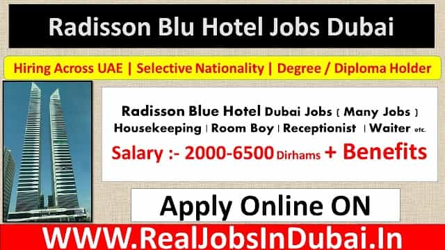 Radisson Hotel Careers Dubai Jobs