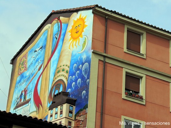 Erase  una vez el voluntariado, murales de Vitoria, País Vasco