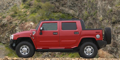 Hummer H2 Victory Red Limited Edition (side)