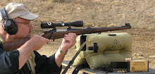 The powerful 9.3x62mm lifts the CZ off the rifle rest with a little friendly recoil.