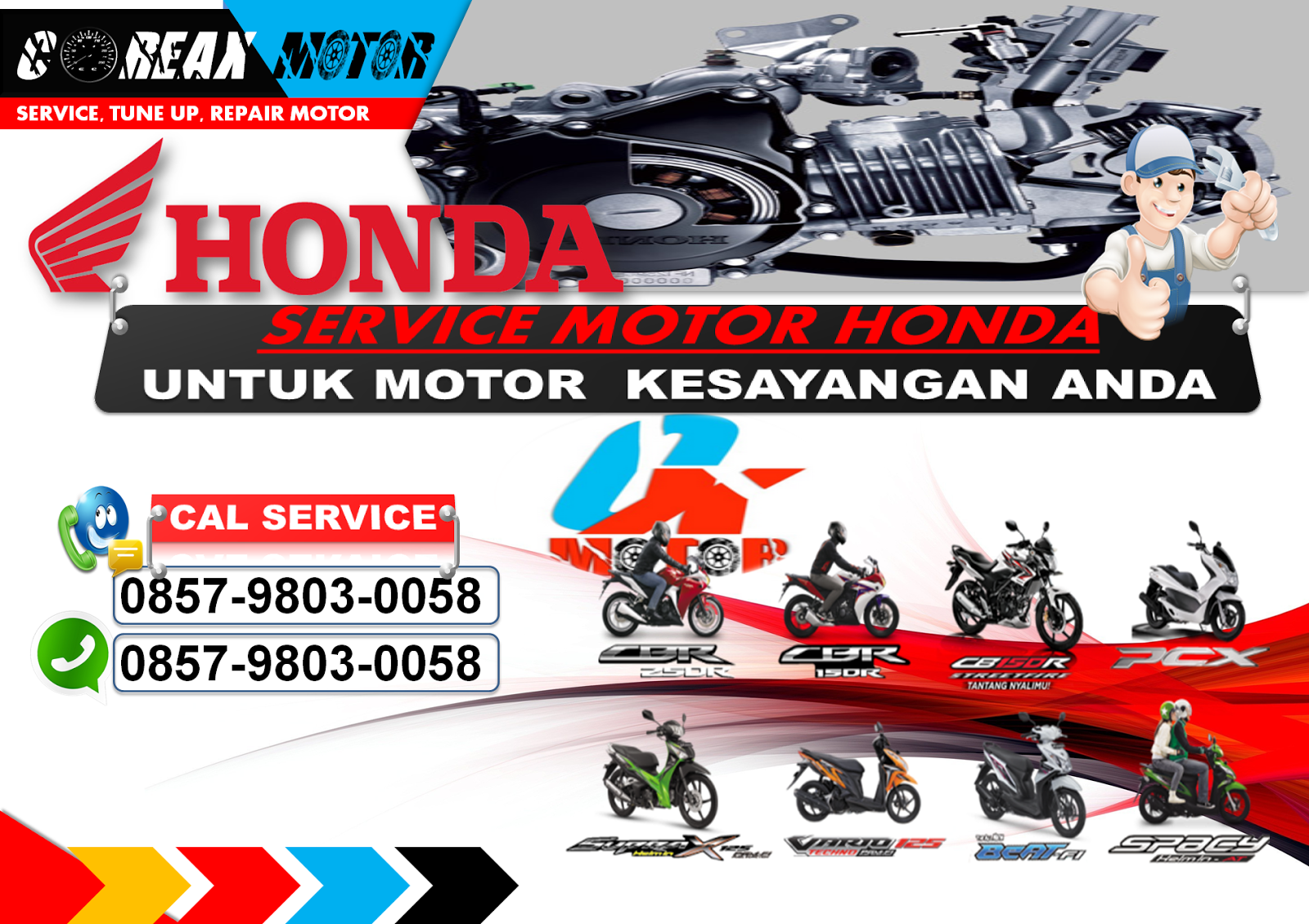 Jasa Service Panggilan Motor Honda Bandung Service Motor