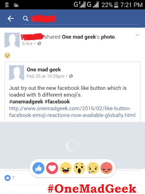 Facebook Reactions Available Globally - the new Like button
