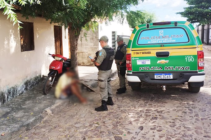 Polícia Militar apreende adolescente e recupera moto roubada em Cocal