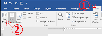 Read Mode Pada Microsoft Word