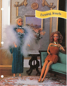 Vestido de crochê Festa para Barbie