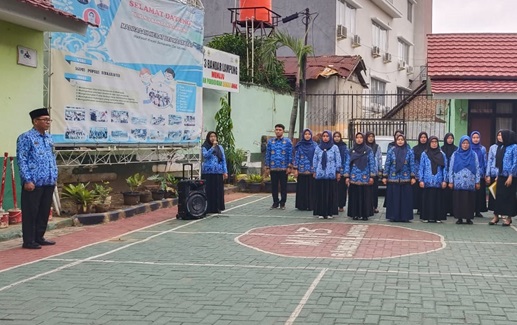 MIN 3 BANDAR LAMPUNG LAKSANAKAN PERINGATAN HARI PENDIDIKAN NASIONAL 2024