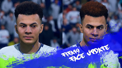 FIFA 19 Faces Dele Alli by CrazyRabbit